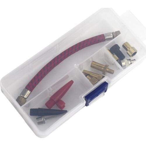 Replacement Ball Bike Air Pump Inflatable Extension Tip Nozzle Kit