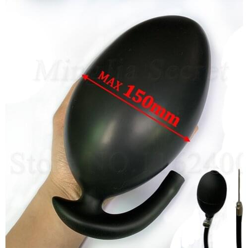 Super Large Inflatable Huge Anal Dildos Big Butt Plug Pump Vaginal Anus Dilator Expandable BDSM Sex Toys for Women Man