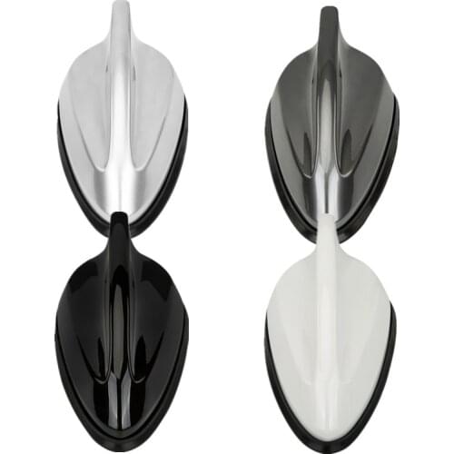 POSSBAY Universal Car Roof Shark Fin Special Antenna With Signal Radio Conversion Free Punching Antenna