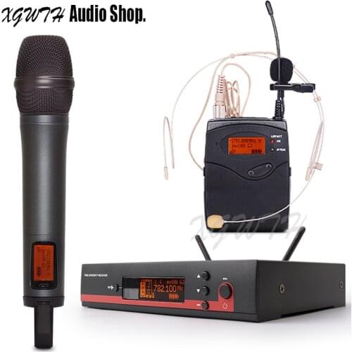 UHF True Diversity Wireless Microphone System EW135G3 Super Cardioid Dynmic Handheld Mic Bodypack Condenser Lavaler Headset Mic