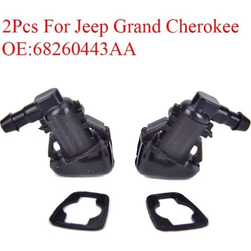 2Pcs/Lot Jeep Grand 68260443AA Windshield Washer Nozzle Jet Front 55079049AA Fit
