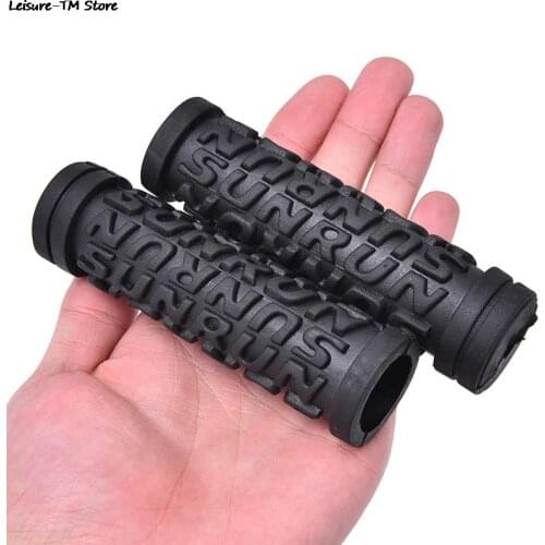 2Pcs/lot MTB Road Cycling Skid-Proof Grips Anti-Skid Rubber Bicycle Grips Mountain Bike Bicycle Handlebars Grips Bicycle Parts