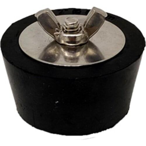 51mm Rubber Winter Plug Stainless Steel Pool Bolt Winterizing Plug Swimming Pool Antifreeze No. 9 Rubber Compression Plug