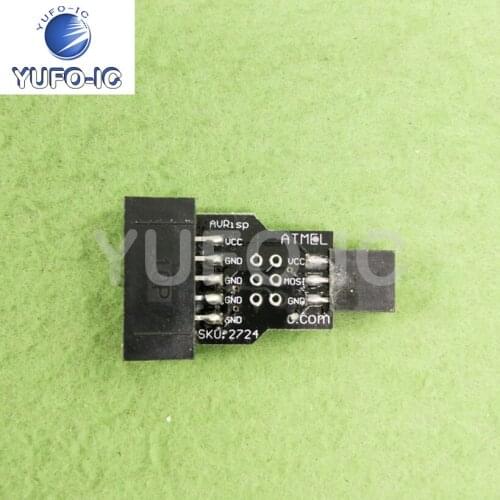 Free Ship 5pcs 10P to 6-Bit Switchboard Adapter AVR ISP Usbasp Stk500 10pin to 6pin