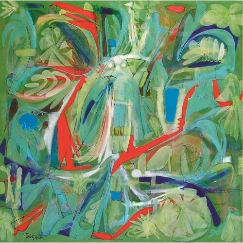 Big size prints art picture Hand-painted modern home wall art living room hall decor abstract colorful oil painting