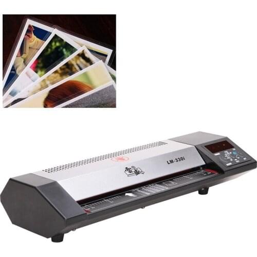 Digital A3 / A4 Photo Laminator Cold Mounting / Hot mounting Over Glue Office Home Use Document Laminating Machine Metal Shield