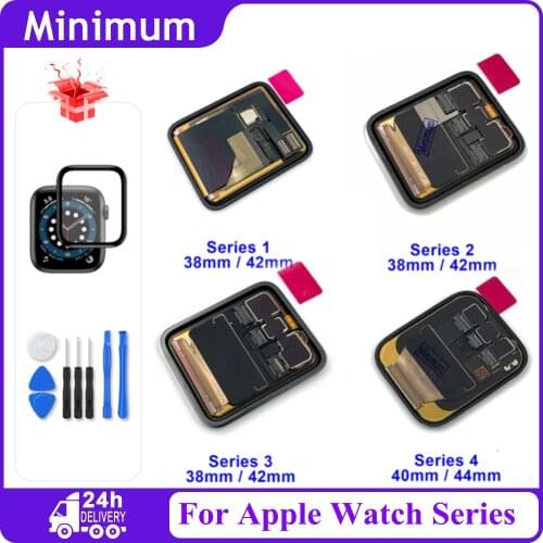 Tested For Apple Watch Series 3 S3 38mm 42mm GPS + Cellular Version LCD Display Touch Screen Digitizer Assembly Replacement