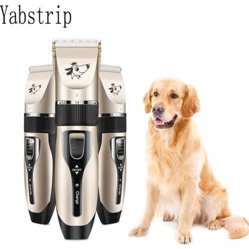 Dog Hair Trimmer Electrical Pet Professional Grooming Machine Tool usb Rechargeable Shavers Hair Cutter Cat Haircut clipper