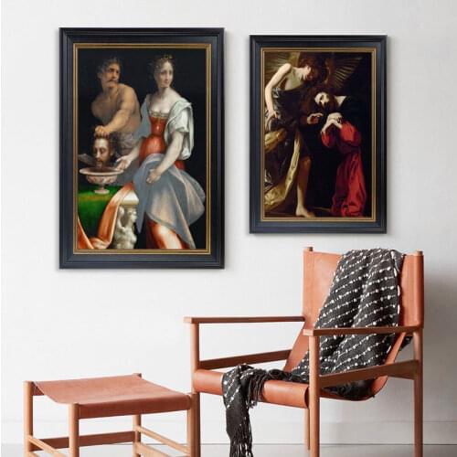 Cuadros Vintage Classical Style Canvas Print Painting Poster Art Wall Pictures for Living Room Retro Character Body Home Decor-6