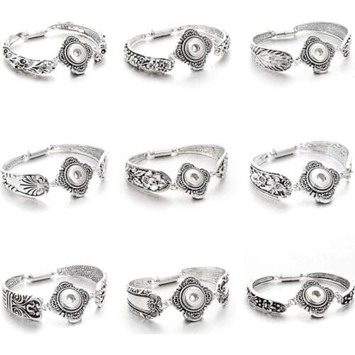 Fashion Snap Jewelry Magnet Snap Button Bracelet Pulseras Fit 12mm Snap Button Charms Jewelry For Women