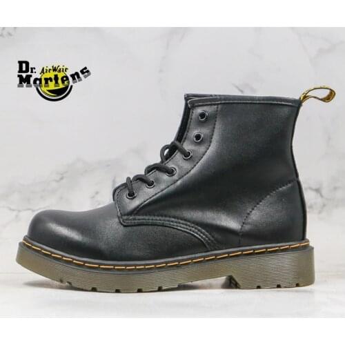 Dr.Martens Men and Women Classic 6 Eyes Soft Nappa Genuine Leather Doc Martin Short Boots Unisex Anti-Slip Casual Ankle Shoes