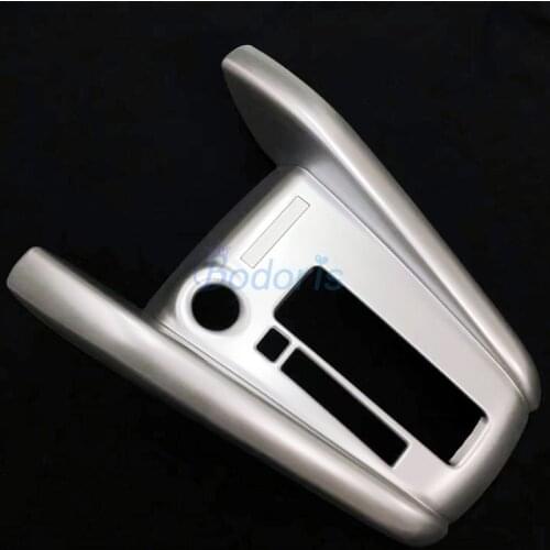 Front Gear Box Hand Shift Cover Trim Frame Panel Car Styling Chrome For Nissan Kicks 2017 2018 2019 2020 Auto Accessories