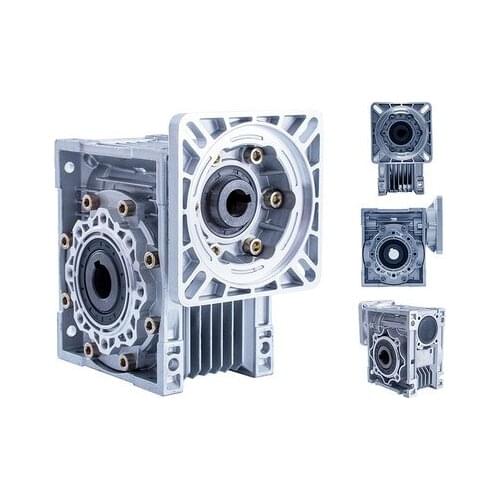 Speed reducer worm DC motor gearbox RV030 14mm output 5:1-80:1 Worm Gearbox Speed Reducer for NEMA 23 Motor