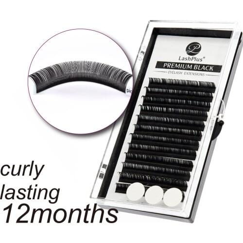 LASHPLUS Eyelash Extension Faux Mink Eyelash Curl B/C/CC/D 0.03-0.25mm Thickness Classical Eyelashes Maquiagem Cilios Eye Lash