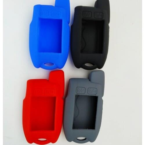 Russian version 9.5 Silicone Case KeyChain Cover For Tomahawk 9.5 9.3 2-way Alarm System Alarm Key chain Fob