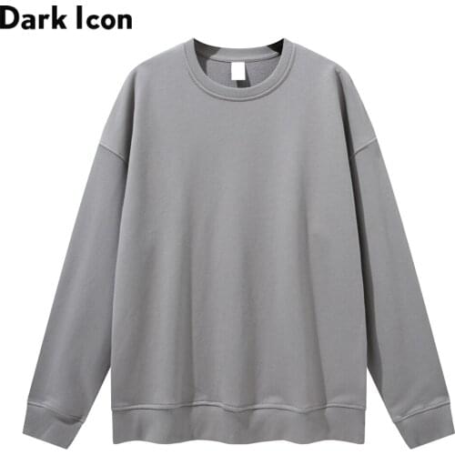 Dark Icon Graffiti Sweatshirts Men Students Boy Girl Sweatshirt Couple Clothes Black Yellow White