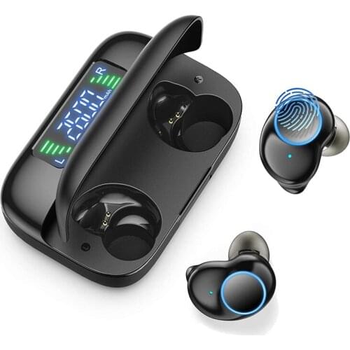 TWS Wireless Earbuds Built in Mic Noise Cancelling Headphones 3D Stereo Voice Ear Buds Sports Hi-Fi Deep Bass Earbuds