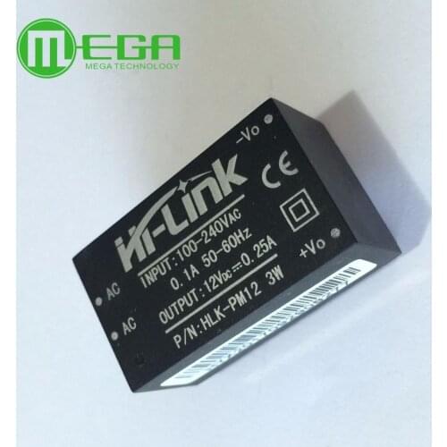 AC-DC 220V to 12V Buck Step Down Power Supply Module Converter Intelligent Household Switch HLK-PM12 UL/CE