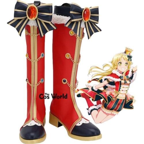 BanG Dream! Girls Band Party! Tsurumaki Kokoro Smile Seeker Anime Customize Cosplay Shoes Boots