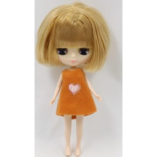 Factory Blyth Doll Mini Brown Bob hair 10cm height