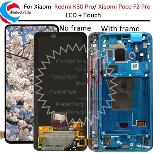 AMOLED For Xiaomi Poco F2 Pro LCD With Frame M2004J11G Display Touch Screen Digitizer For Xiaomi redmi K30 Pro K30 Pro Zoom LCD