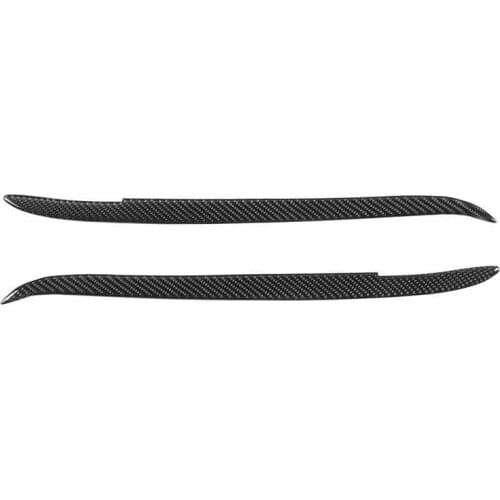 Car mirror protect car side mirror guard Pair of Carbon Fiber Headlight Eyebrow Eyelids Trim Exterior Decoration Fit for E39