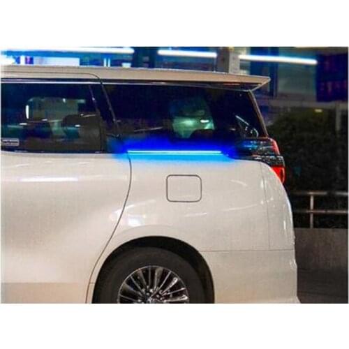 For Alphard Vellfire 30 Series Slide Stream LED Rear Window Decorative Lamp Trim