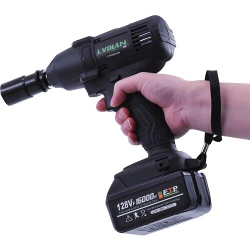 Brushless High Power Lithium Battery Electric Wrench Air Gun Sleeve Charging Wireless Drill Hand Impact Wrench Shelf Woodworking