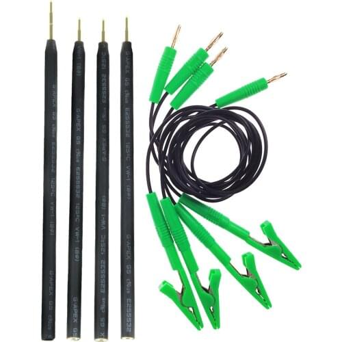 Hot 4pcs/Set Probe Pens 4pcs Pins With Connect Cable Replacement LED BDM FRAME OBD2 Programming ForECU Board