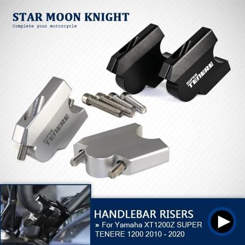 For Yamaha XT1200Z SUPER TENERE 1200 XTZ1200 XTZ 2010 - 2020 Motorcycle Handlebar Risers Clamp Mounting Mount Riser Adapter
