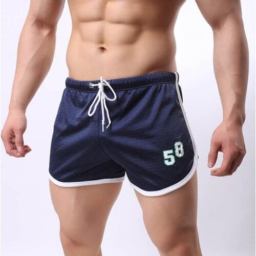 Men Summer Running Shorts Male Fitness Gym Sweatpants Mens Professional Bodybuilding Run Short Mesh Breathable Jogging Shorts