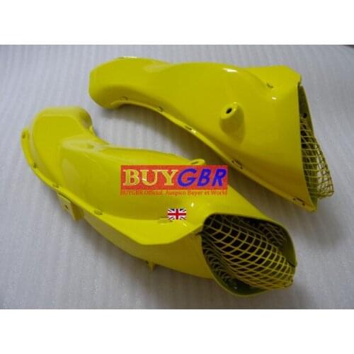 Yellow For Suzuki GSXR600/750 K4 2004 2005 04 05 Air Intake Fuel Delivery Ducts Scoops Motorcycle Buygbr