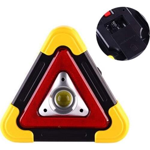 MultiFunction Triangle Warning Sign Car LED Work light Road Safety Emergency Breakdown Alarm lamp , Flashing light on hand