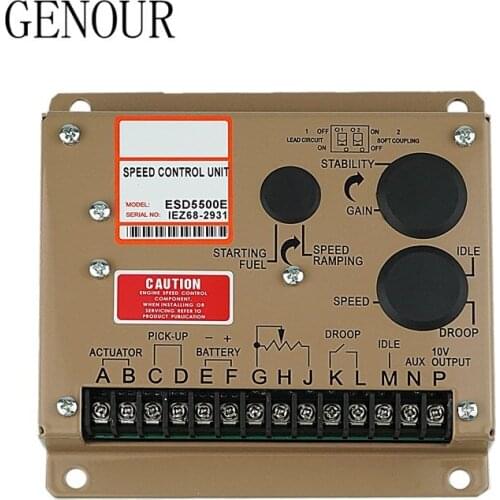 Hot sale ESD5500E Generator Speed Controller module 5500E electric speed Governor 12v 24v DC motor control diesel engine part