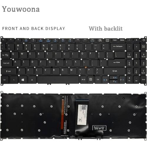 New Original Laptop Keyboard For ACER Swift3 SF315-51G N17P4 N19P4 N19C1 N17C4 N17P6