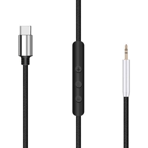 USB Type C 2.5mm Replacement Cable Cord for JBL Synchros S300 S300I S300a S500 S700 S400BT J56BT E40BT E30 E40 E50BT Headphones