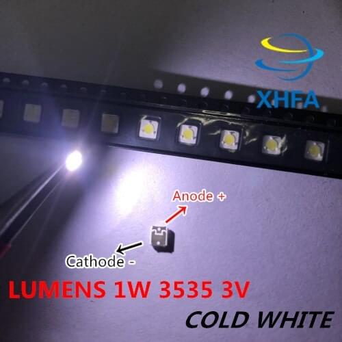 200pcs LUMENS LED Backlight 1W 3V 3535 3537 Cool white LCD Backlight for TV TV Application A127CECEBUP8 Style-3