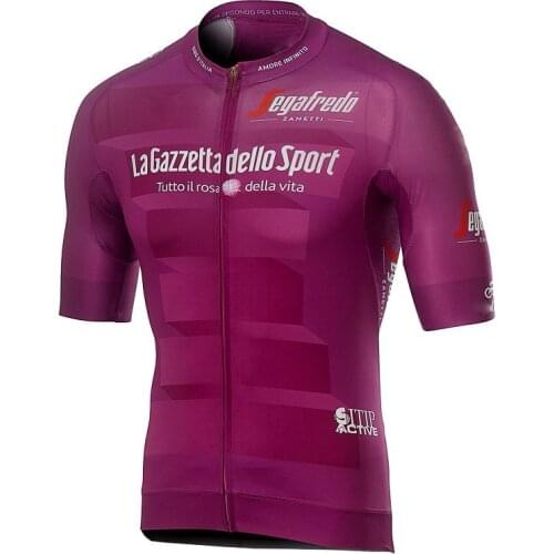 Tour De ITALIA 2019 Cycling Jerseys Summer Short Sleeve Quick Dry Tops Cycling Shirt Ropa Maillot Ciclismo Racing Clothes Wear