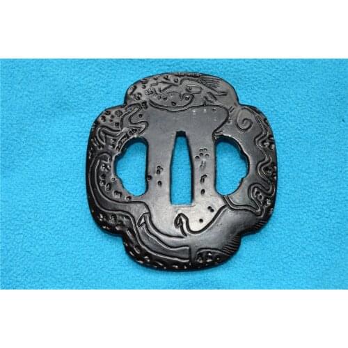 Alloy Guard Tsuba For Japanese Samurai Katana Sword Wakizashi Tanto