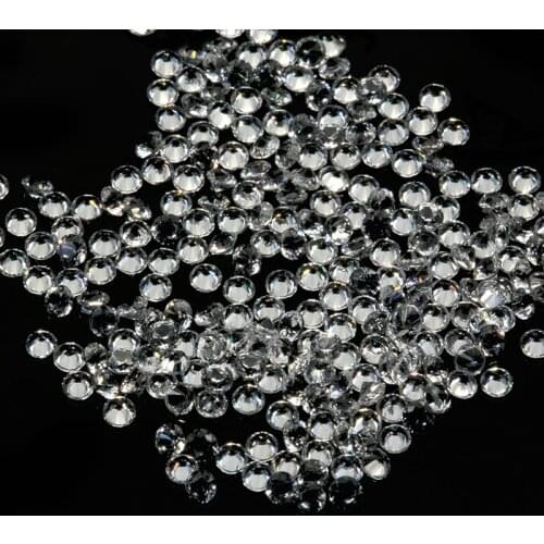 0.8mm to 2mm 12# white color round shape syntheitc corundum