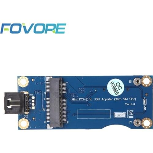 1 Pc Mini PCI-E To USB With SIM Card Adapter For WWAN/LTE Module-Horizontal Connector High Speed