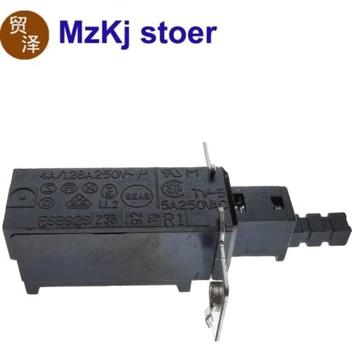 1PCS New Original ESB92S Power Switch TV-5 5A250VAC Button Button Self-Locking 4A /128A250V