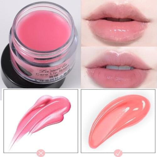 10g Korea Lips Care Lip Sleep Mask Night Sleep Hydrated Maintenance Lip Balm Pink Lips Whitening Cream Nourish Protect 2Colors