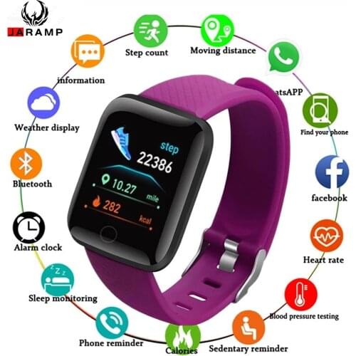 2021 116s Smart Watches Smart Wristband Heart Rate Watch 116S Men Women Sports Watches Smart Band Waterproof Smartwatch PK B57