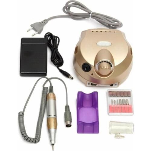 30000RPM Electric Nail Drill Machine with 6 Drill Bits For Manicure Nail Tips Manicure Electric Nail Pedicure File Nail Tool