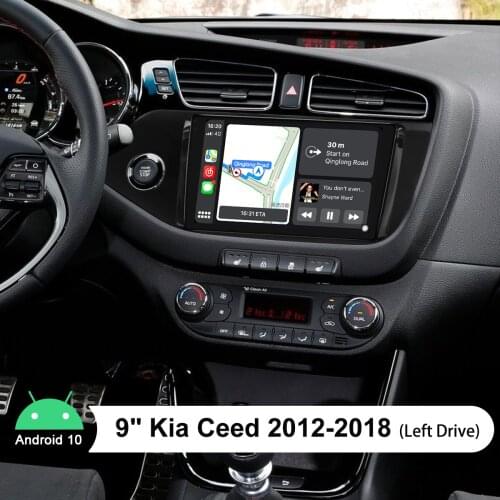 9 Inch Car Multimedia Player 1280*720 Head Unit Android Auto/4G/Steering Wheel Android 10.0 For Kia ceed 2012-2018(Left Drive)