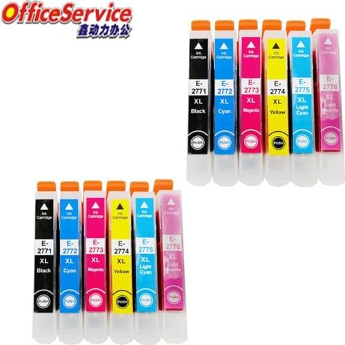 12X T2771 T277XL Compatible Ink Cartridge For Epson XP-860 XP-960 XP-850 XP-950 XP-750 XP-760 printer
