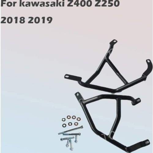 For kawasaki Z400 Z250 2018 2019 Black Motorcycle Accessories Engine Protetive Guard Crash Bar Protector