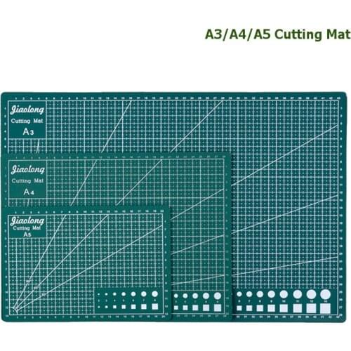 Double Sided Cutting Mat A3/A4/A5 Durable 3mm Thick Cut Pad Patchwork Tool Handmade Cutting Plate School Supplies