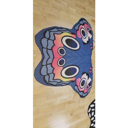 Factory Direct Special for Printing Butterfly Shawl Cape Beach Towel Yoga Mat Wrap Skirt Tapestry, Halloween